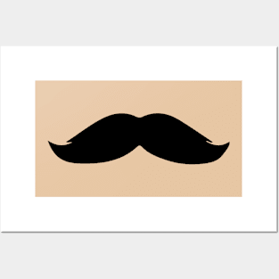 Moustache - Bushy (Skin tone B) Posters and Art